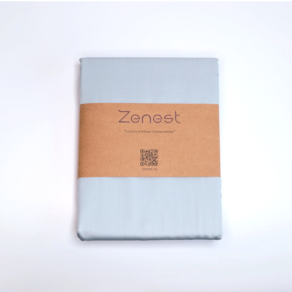 Tencel™ Flat Sheet · Lake Louise Blue