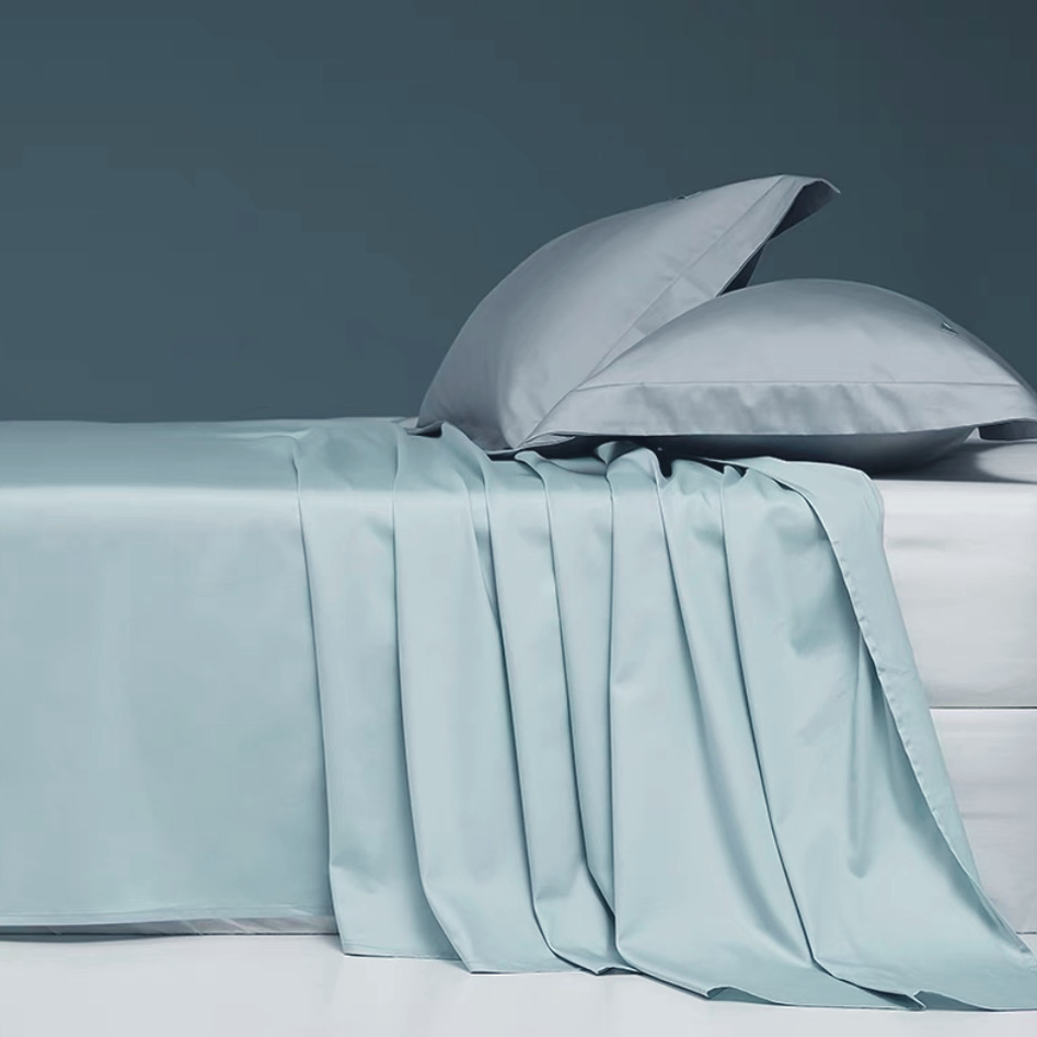 Tencel™ Flat Sheet · Lake Louise Blue